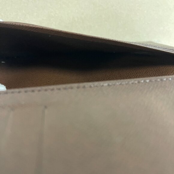 Louis Vuitton Porte Feuille Brazza Damier Ebene - Preowned - Picture 2 of 16